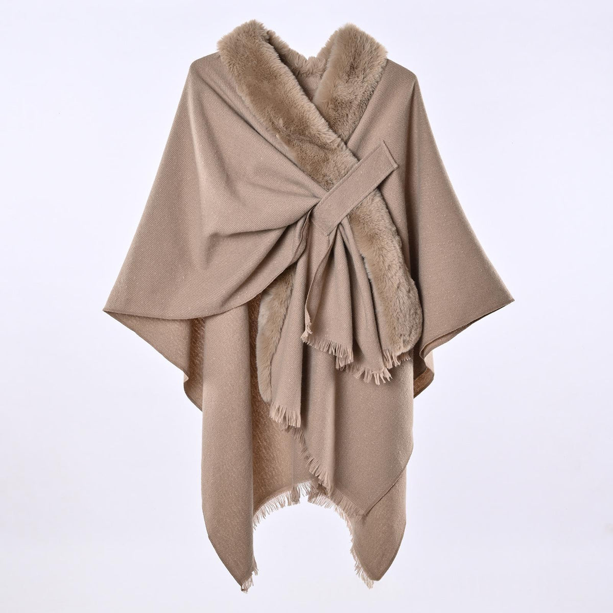 Warm And Warm Straps Shawl And Cloak