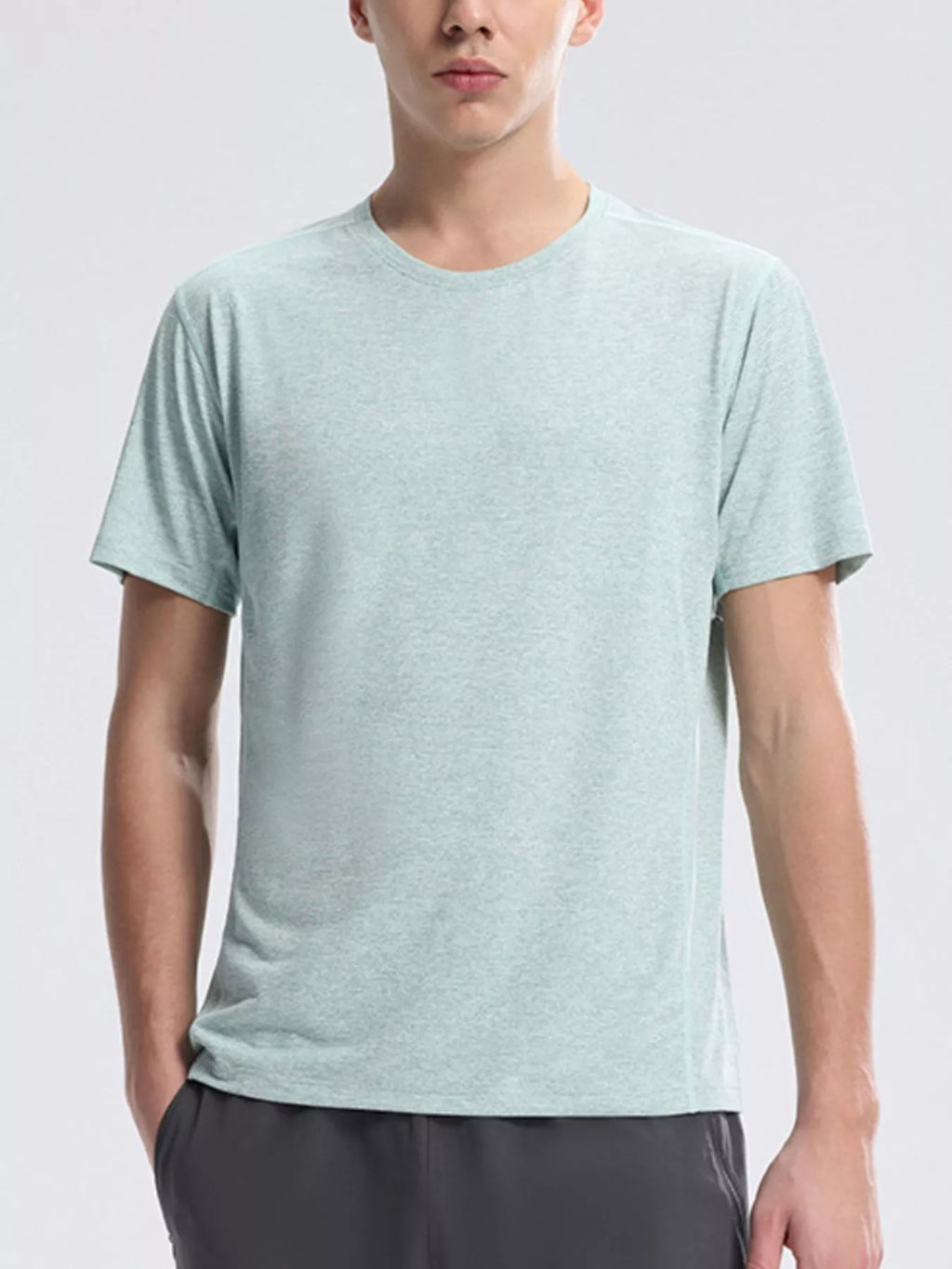 Men's Plus Size Round Neck Quick-Dry T-Shirt