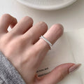 925 Sterling Silver Geometric Ring