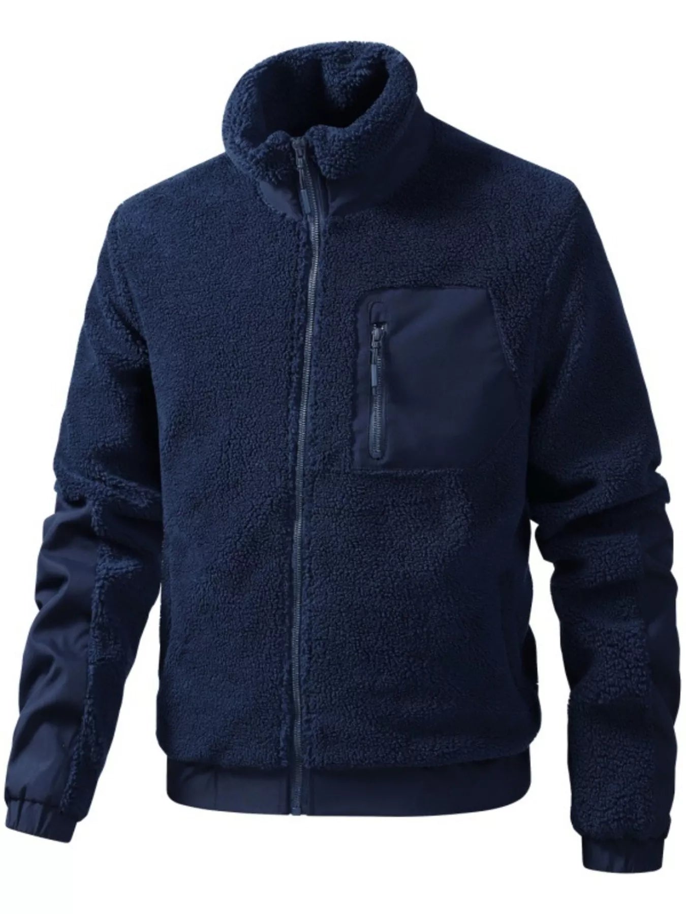 Men's Sherpa Fleece Zip-Up Jacket