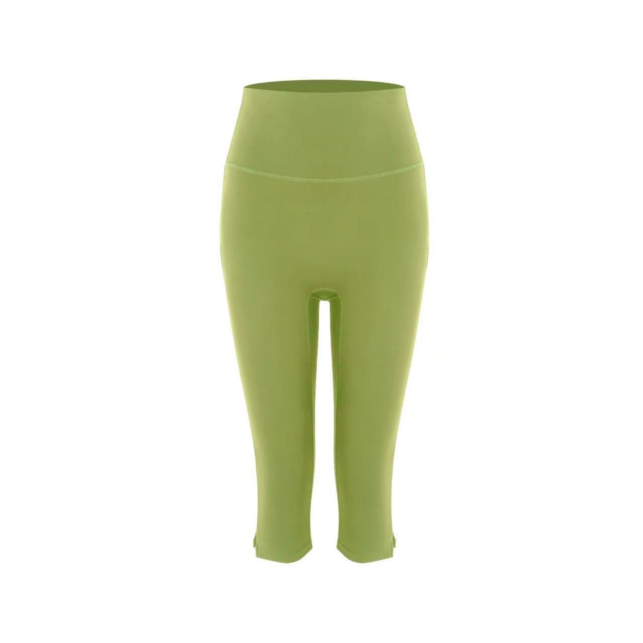 High-Waist Slim-Fit Yoga Leggings for Women – 7/8 Length Tight Fit Fitness Pants