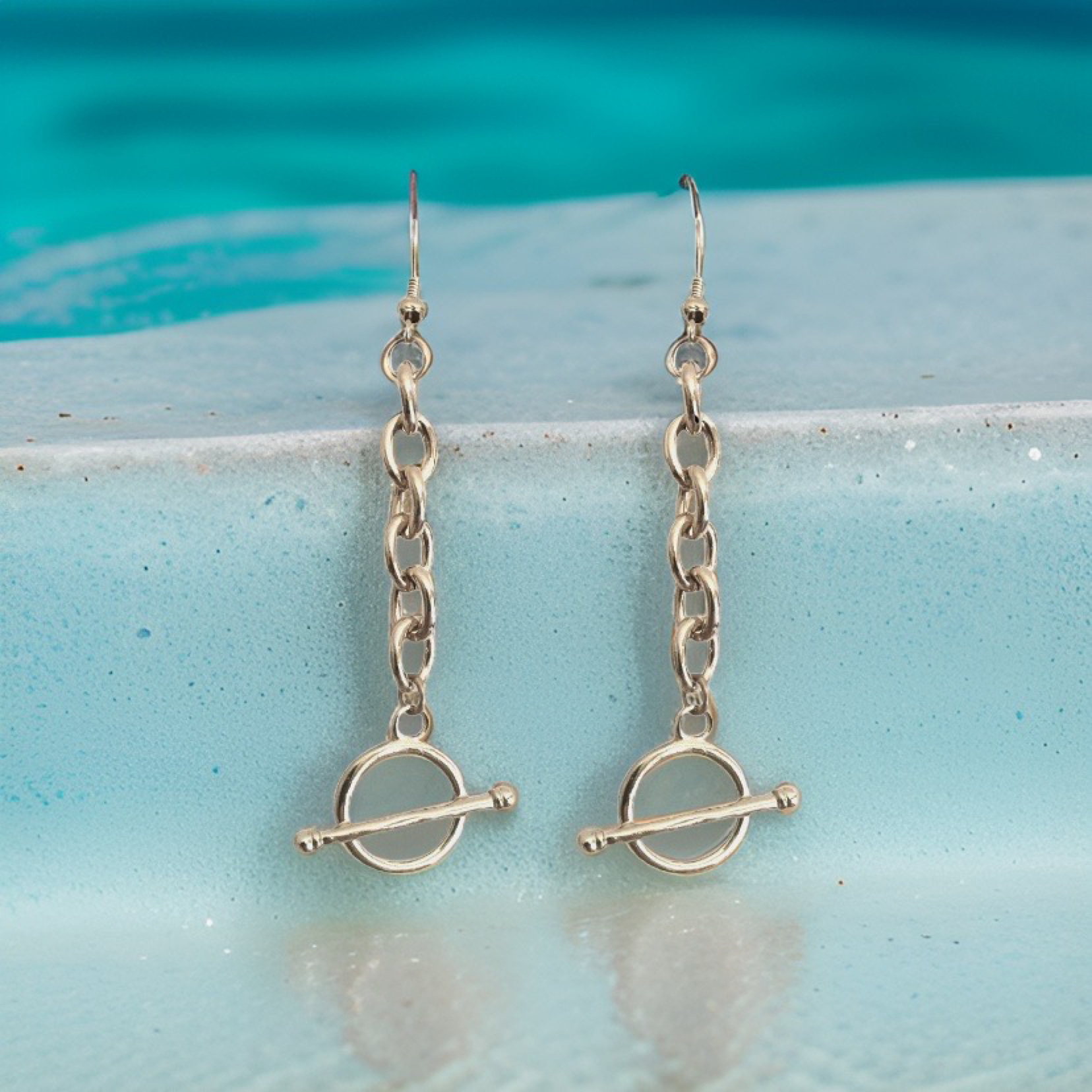 Chain Toggle Earrings