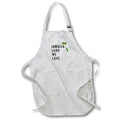 Apron - Image of the words jamaica land we love with jamaican flag 3dRose-Sutandre