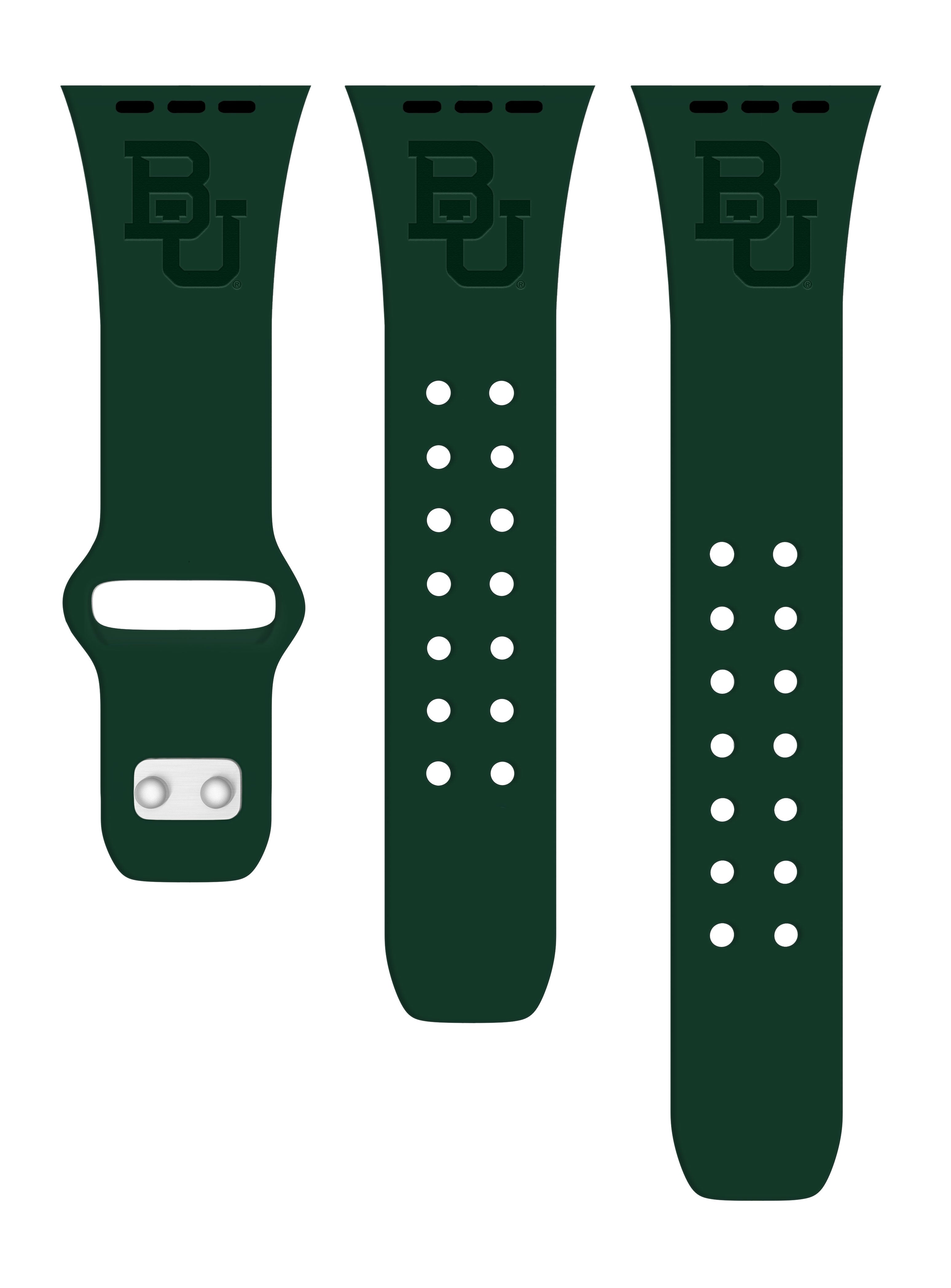 Baylor Bears Engraved Apple Watch Band