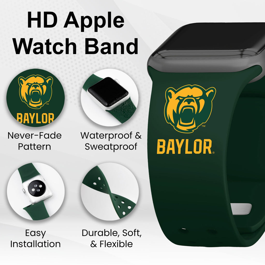Baylor Bears HD Apple Watch Band