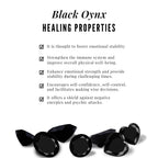 Natural Black Onyx Infinity Bolo Bracelet for Women