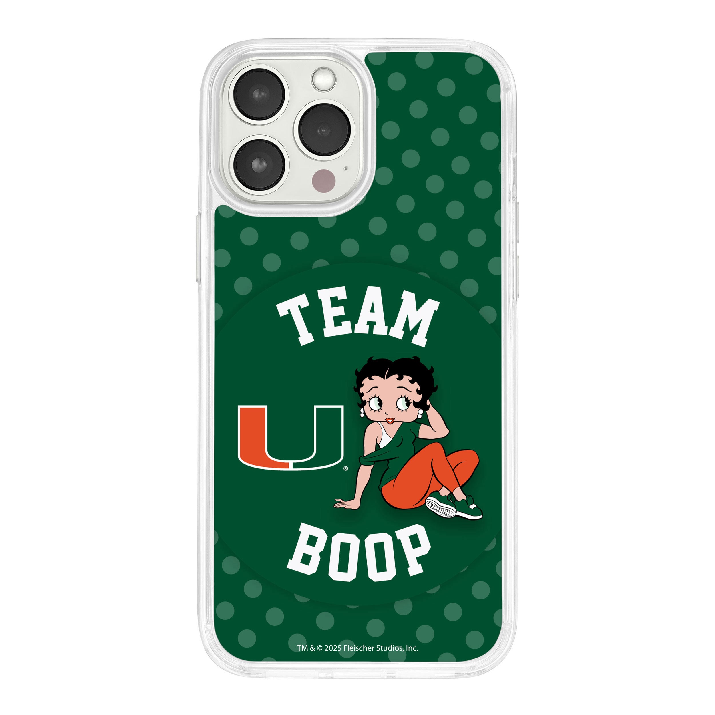 Miami Hurricanes X Betty Boop HD Apple iPhone 12 Mag-Safe Phone Case