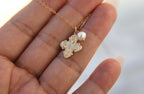 Four Way Cross with Pearl
