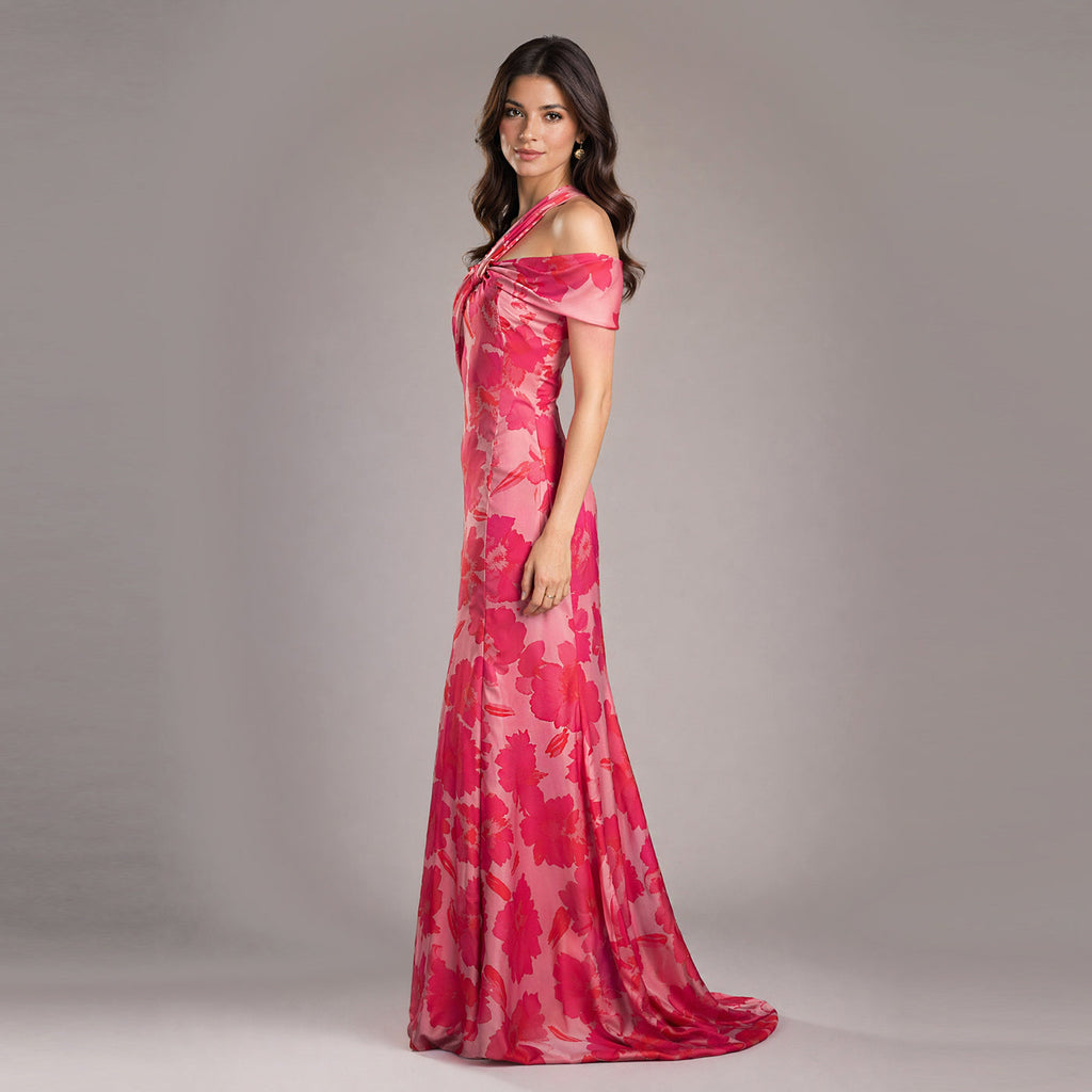 The Off The Shoulder Bow Gown