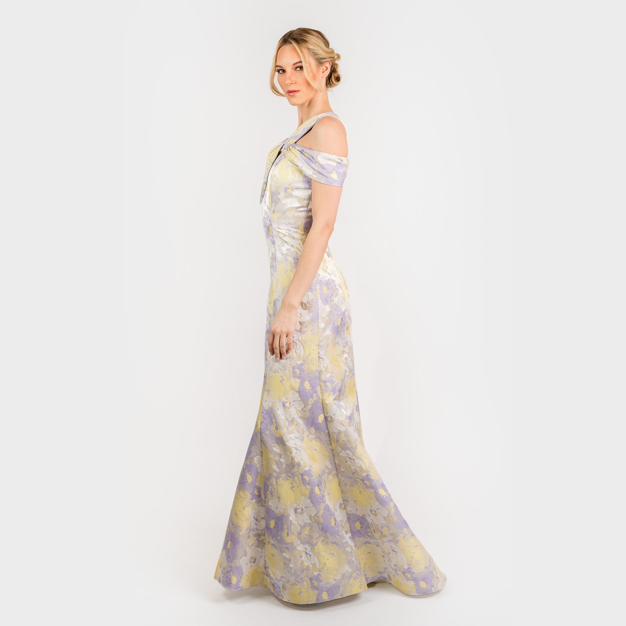 The Off The Shoulder Bow Gown