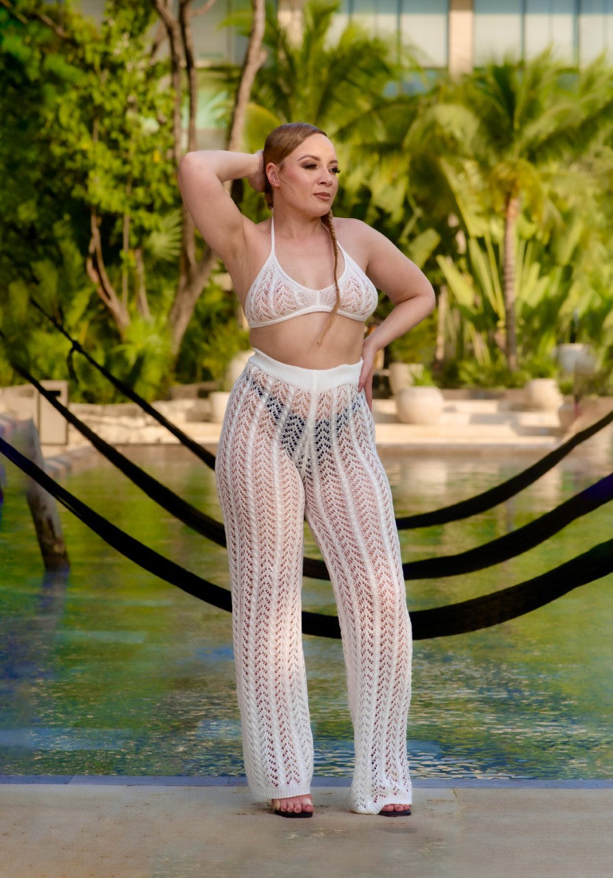 THE COBA CROCHET PANT SET