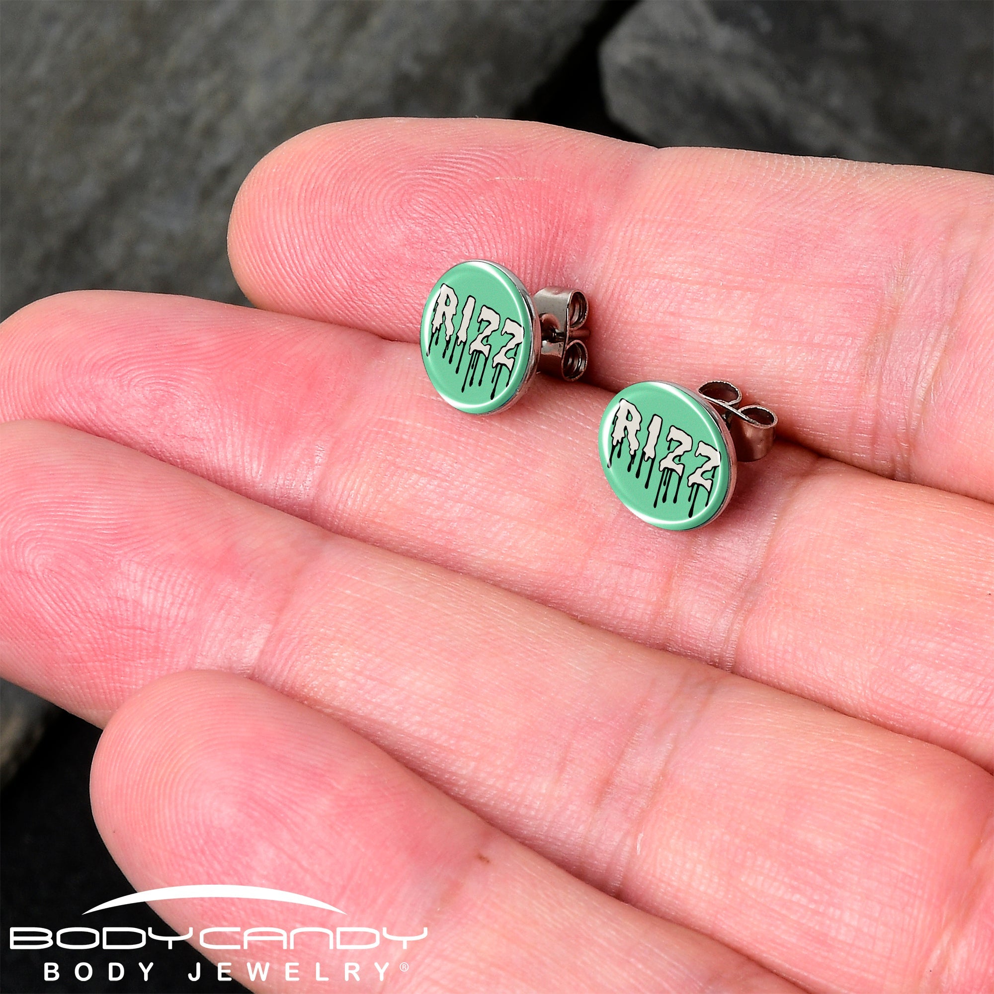 RIZZ Stud Earrings by Onyx O