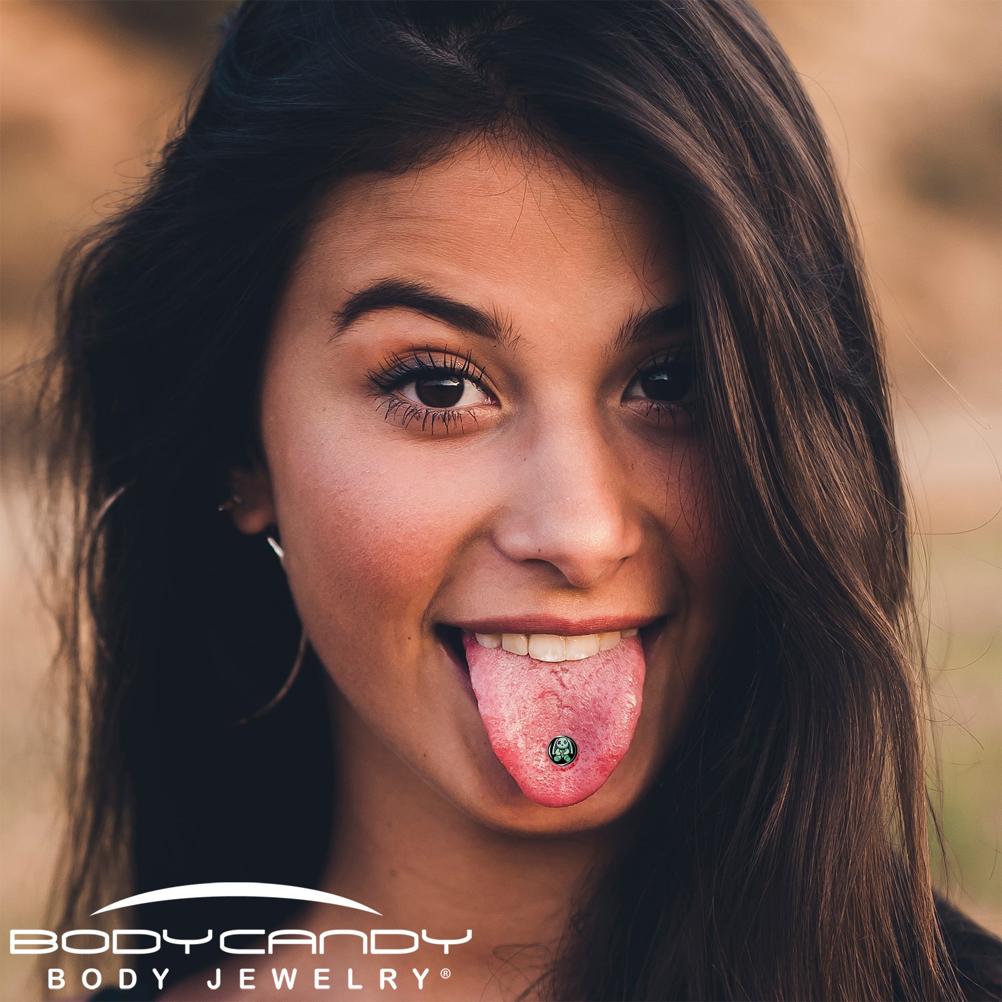 Zombie Bunny Barbell Tongue Ring by Onyx O