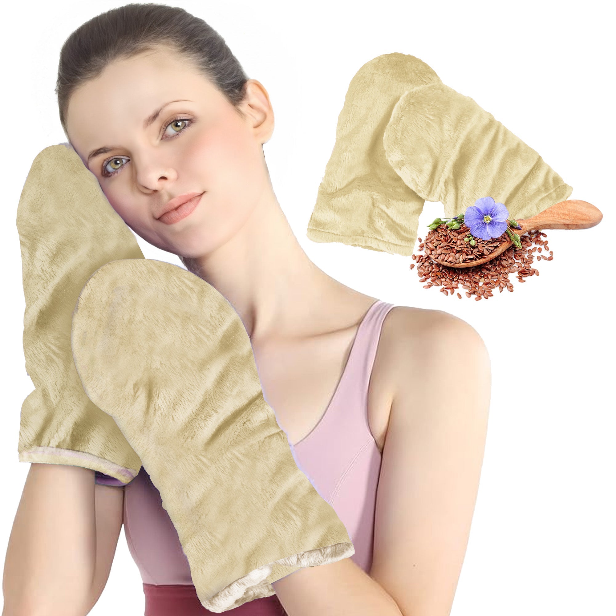Comfort Mitts Hot/Cold Aromatherapy Microwaveable Hand Wrap for Soothing Relief of Sore Hands and Swelling