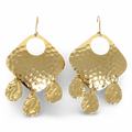 Hammered Chandelier Earrings