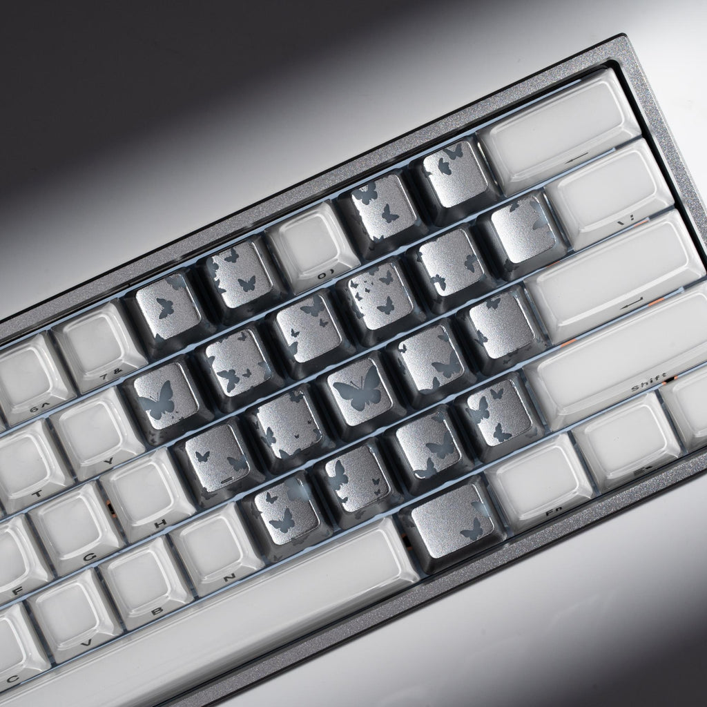 XVX IMD FlutterBloom Heart Layout 21-Key Artisan Keycap Set