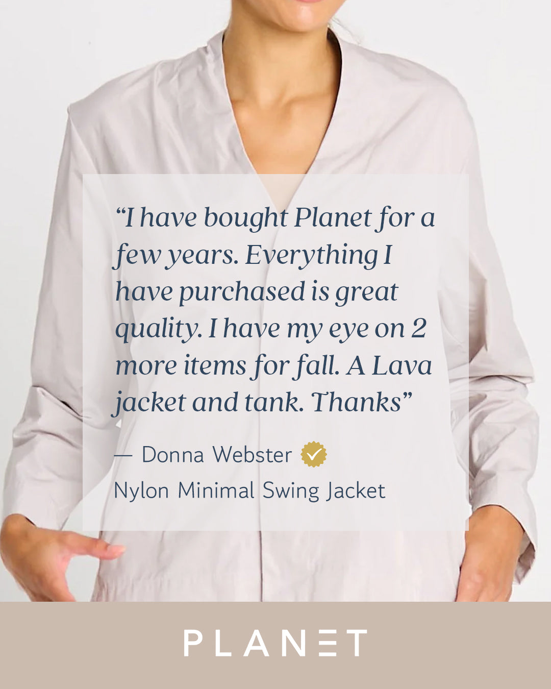 Nylon Minimal Swing Jacket - Black