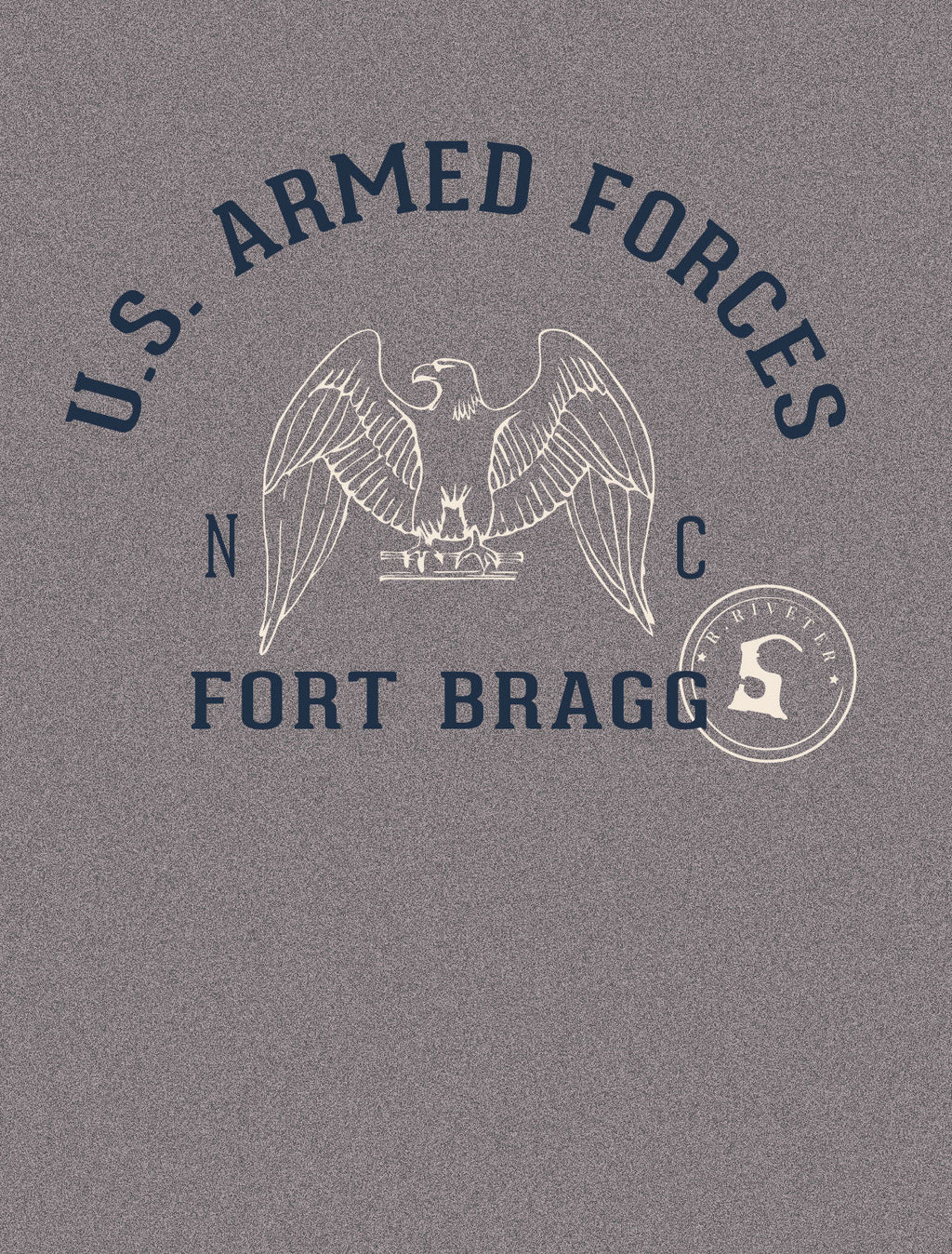T Shirt | Vintage Grey NC Eagle Crew