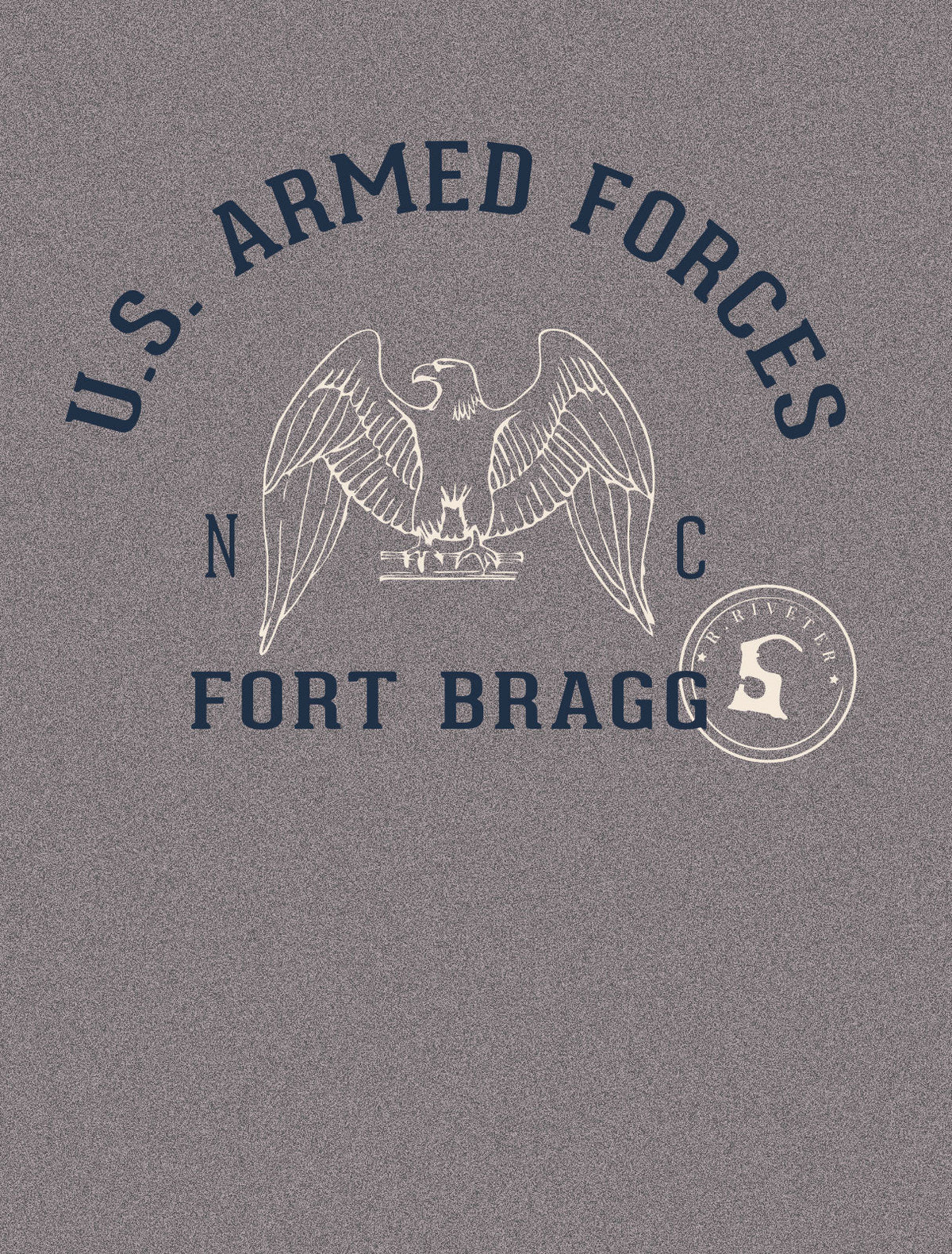 T Shirt | Vintage Grey NC Eagle Crew