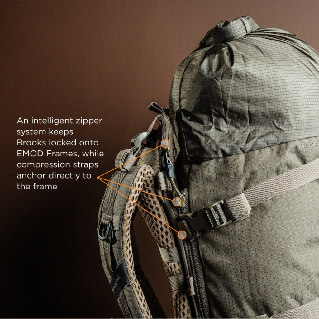 Eberlestock Brooks 7000 | Lightweight w/ EMOD Lid & Hydration Bladder Sleeve