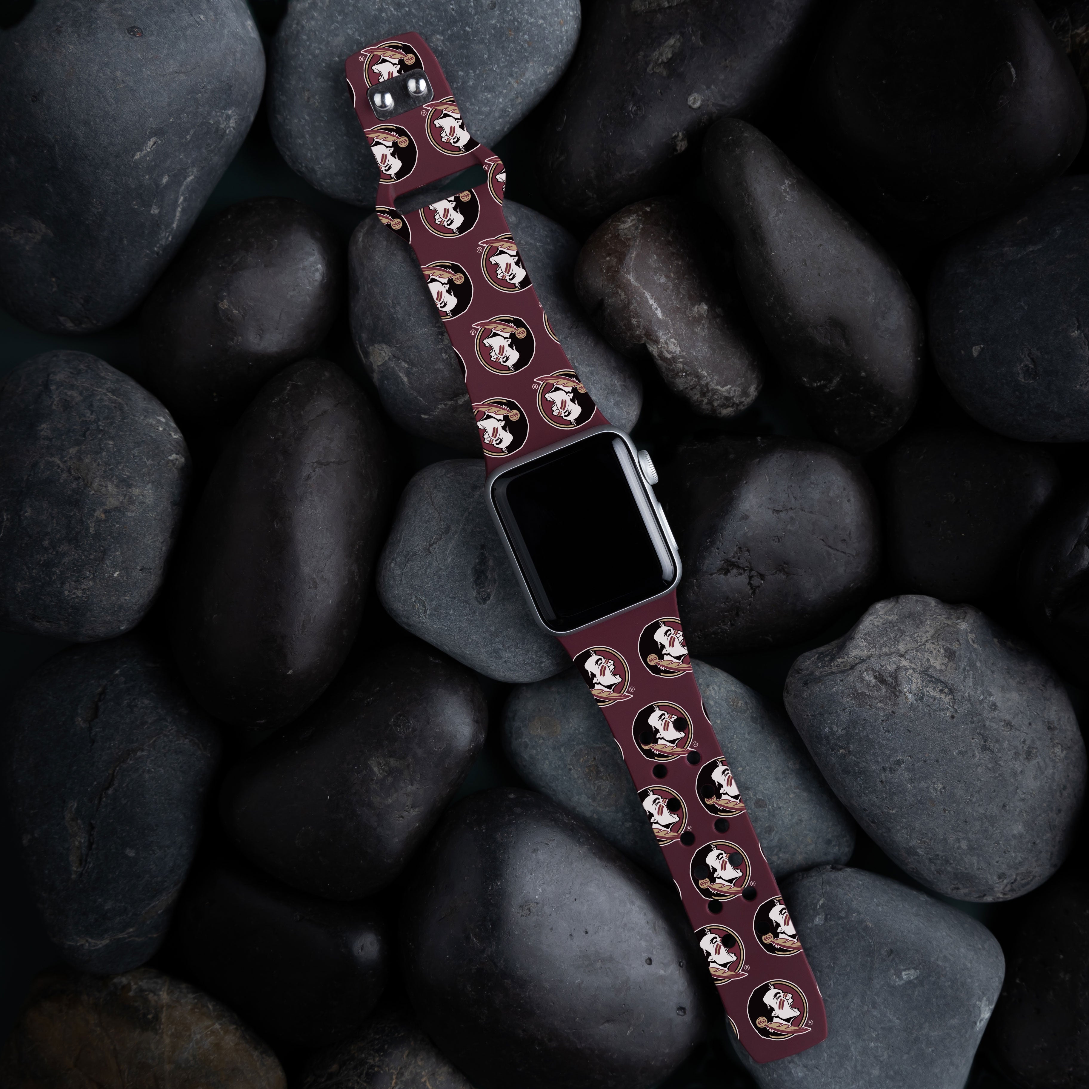 Florida State Seminoles HD Apple Watch Band