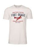 T Shirt | Vintage Natural Ft. Bragg AF Graphic Crew