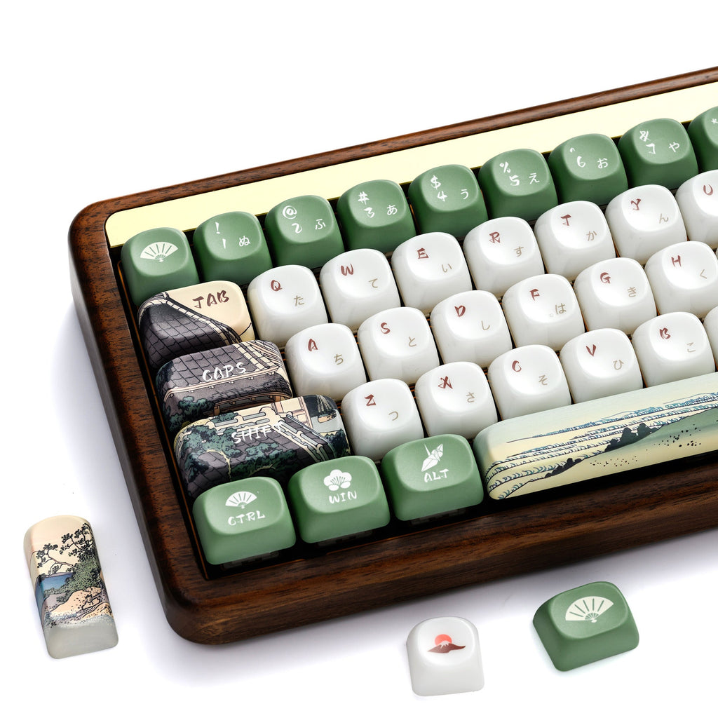 XVX U-kiyoe Fugaku (冨嶽) Series Ceramic Glaze Textured MOA Profile Keycap Set