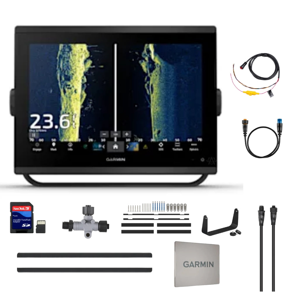Garmin GPSMAP 1243xsv | Marine Chartplotter & Fishfinder | Complete Kit