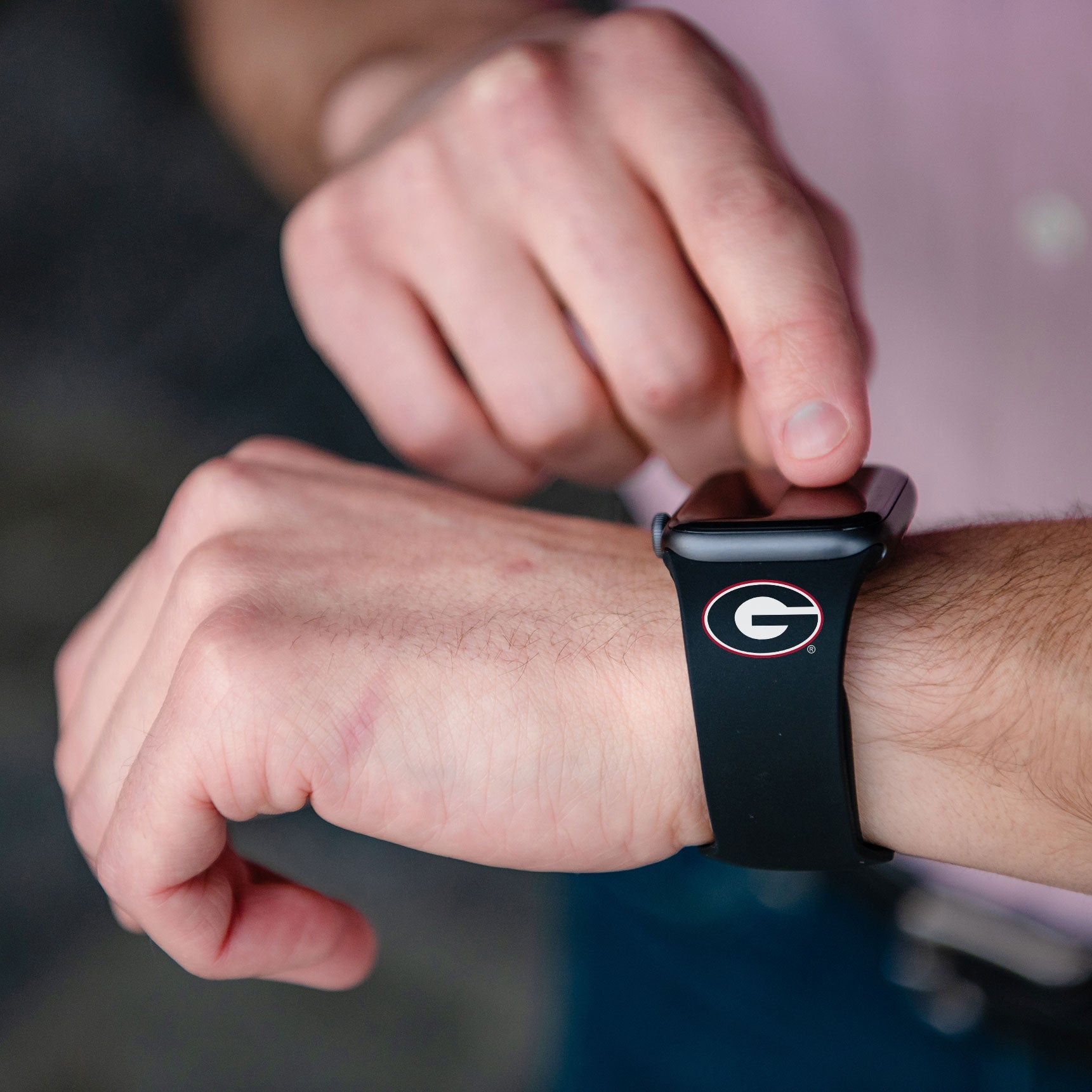 Georgia Bulldogs Apple Watch Band