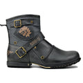 OSSTONE Men's Genuine Leathe Ankle Boots 5008-1-NH