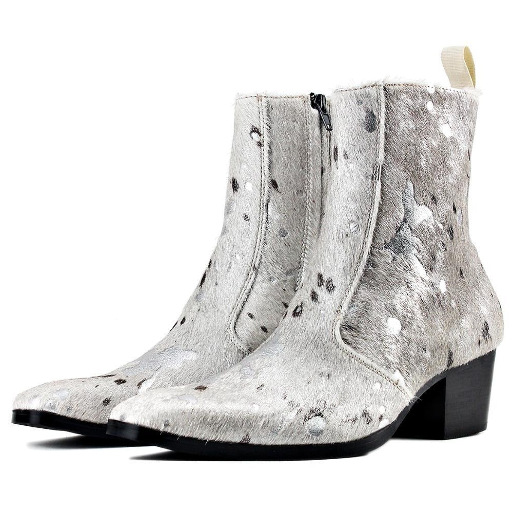 Leather Leopard Chelsea Boots for Stylish Comfort