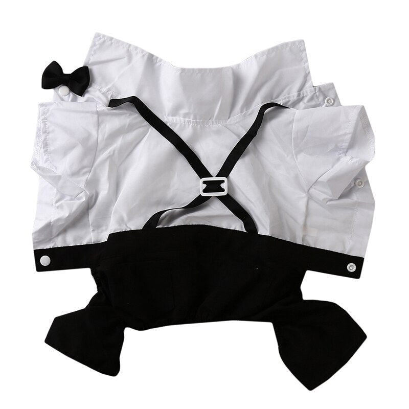 Handsome Stylish Pet Suit with Bow Tie