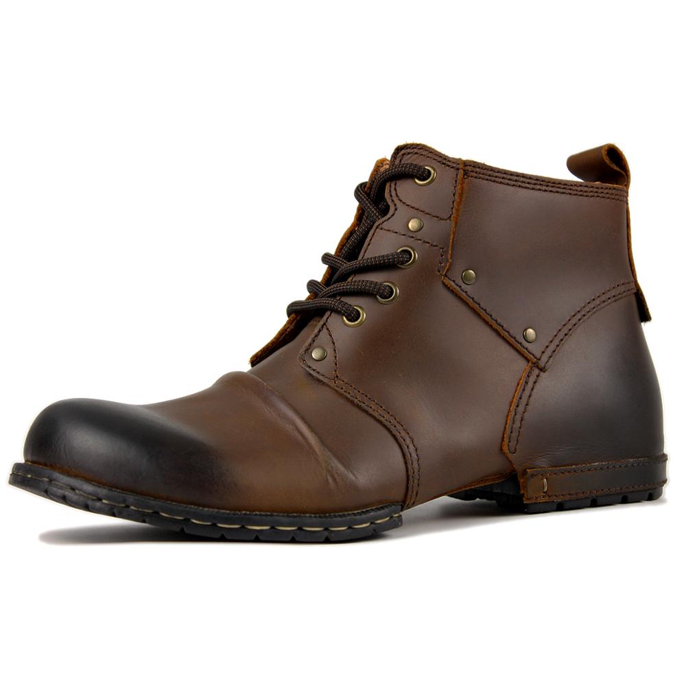 Men's Genuine Leather Flat Shoes