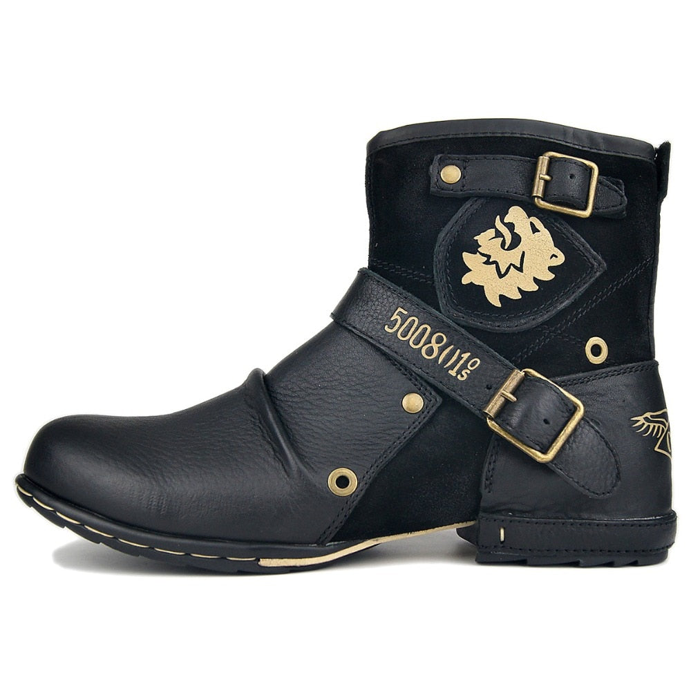 Men's Leather Ankle Boots