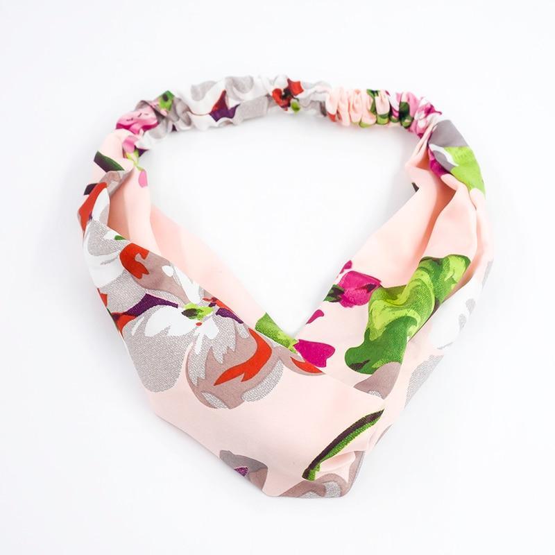 Floral Stretch Headband | Women's Bow & Flower Hair Accessories