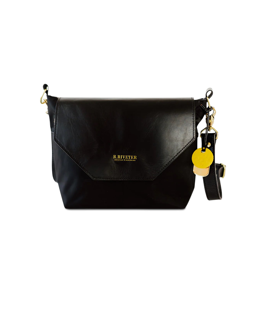 Hobby | Black Nylon + Black Leather