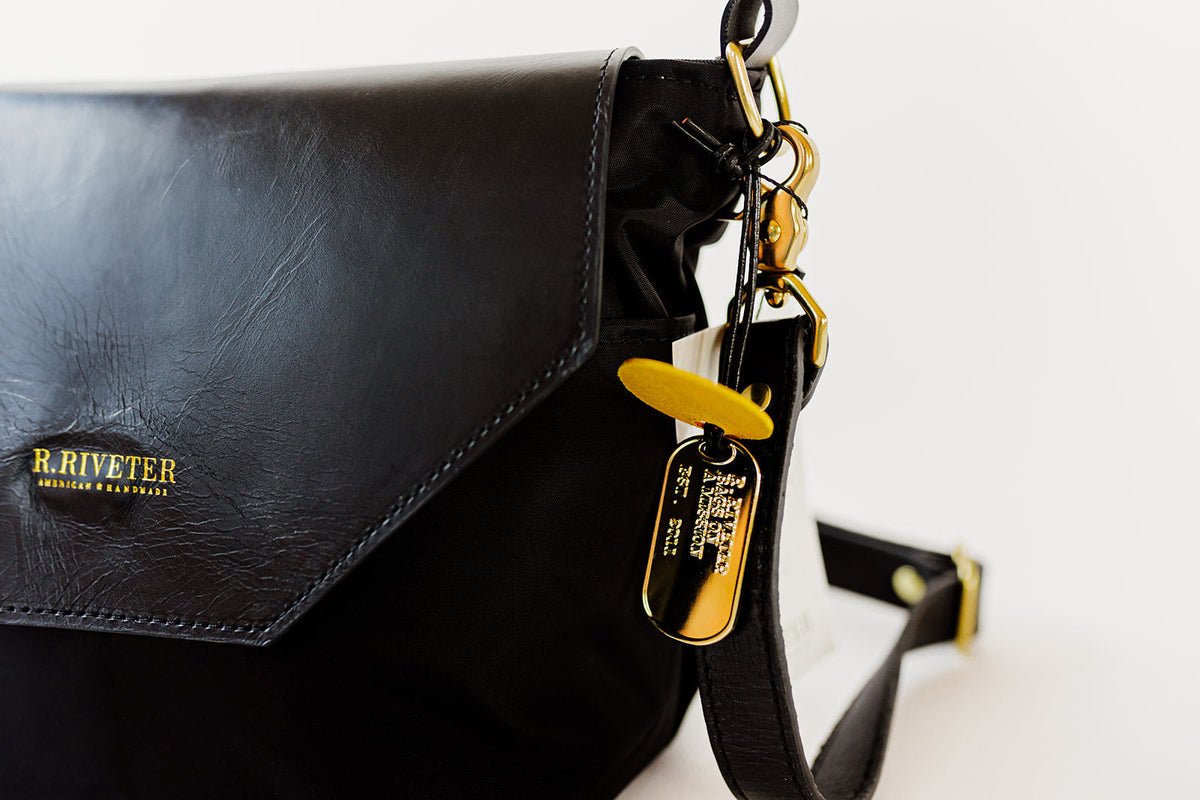Hobby | Black Nylon + Black Leather