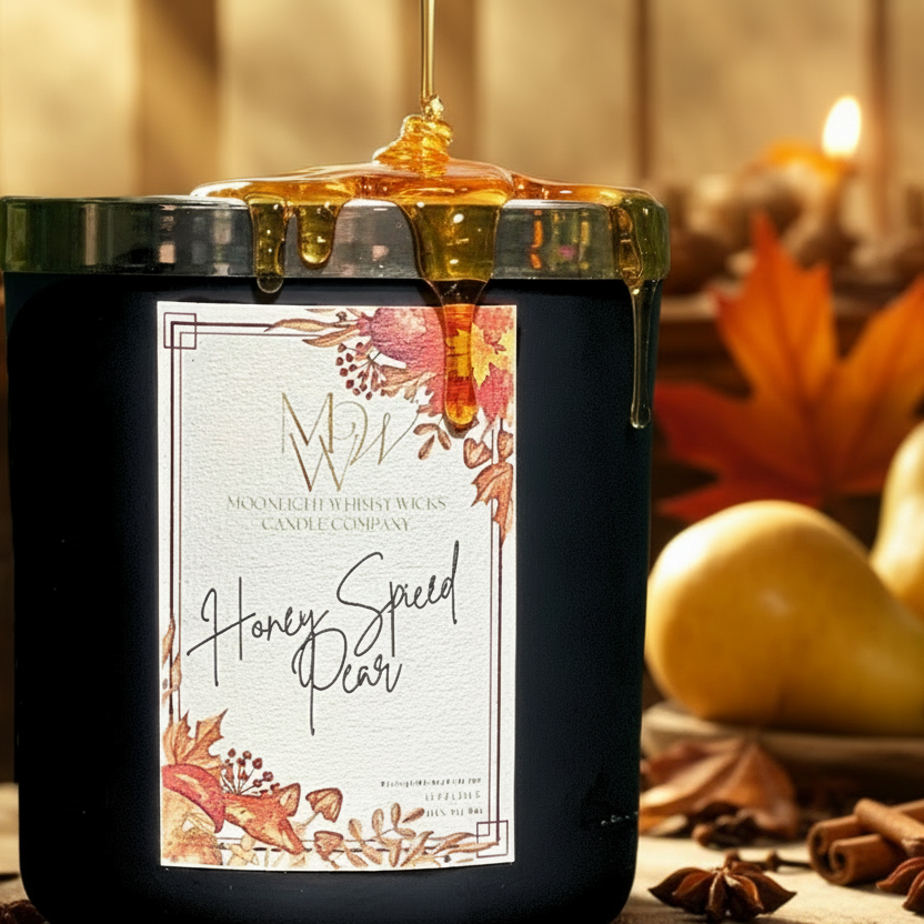 Honey Spiced Pear | Luxury Soy Wax Candle or Wax Melt
