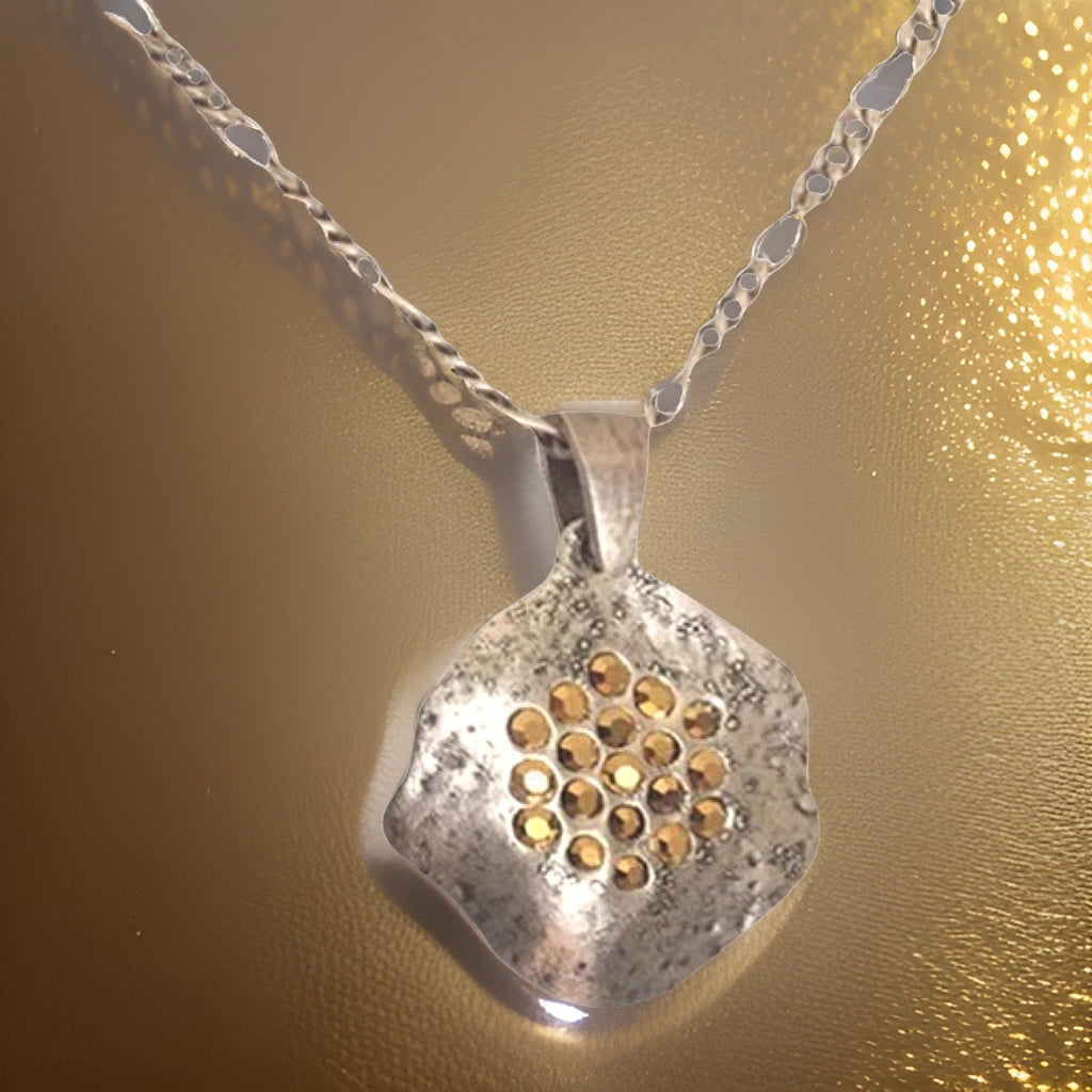 Crystal Full Moon Necklace