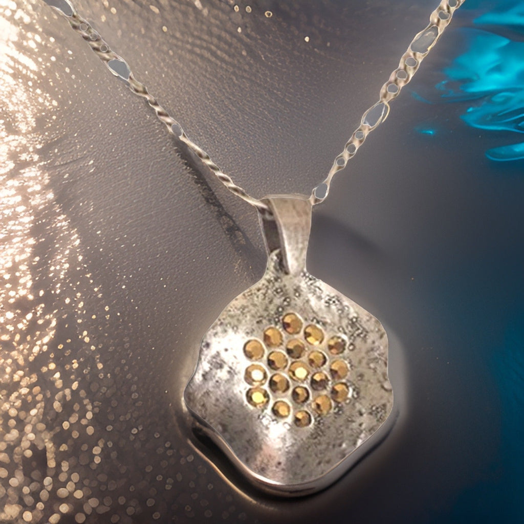 Crystal Full Moon Necklace