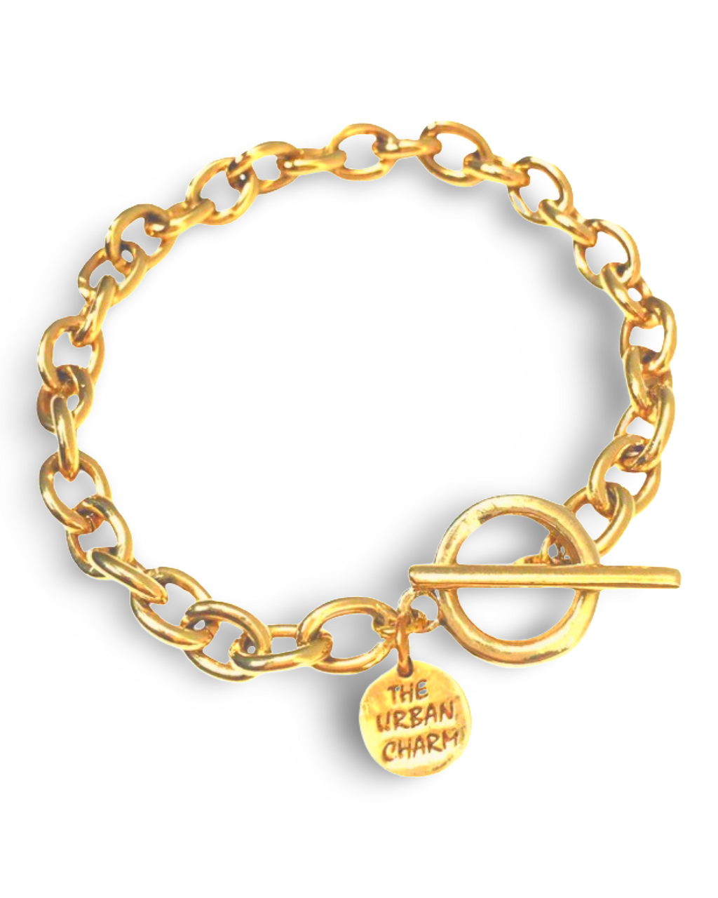 Gold Starter Charm Bracelet by The Urban Charm