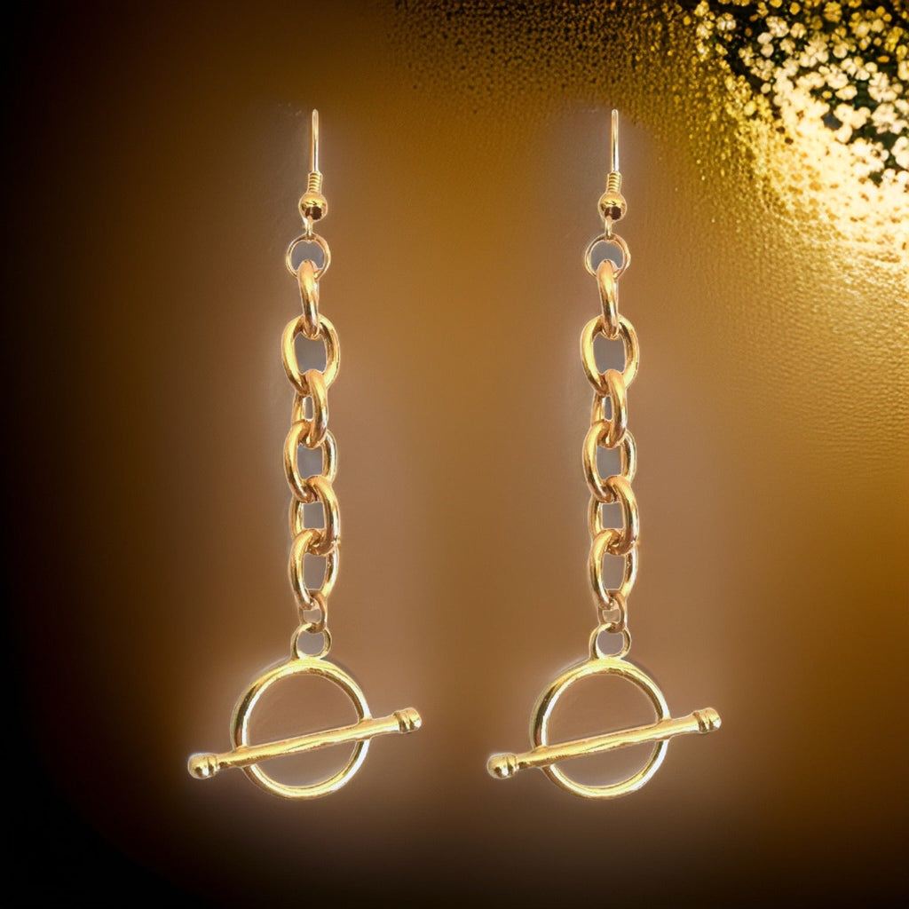 Chain Toggle Earrings