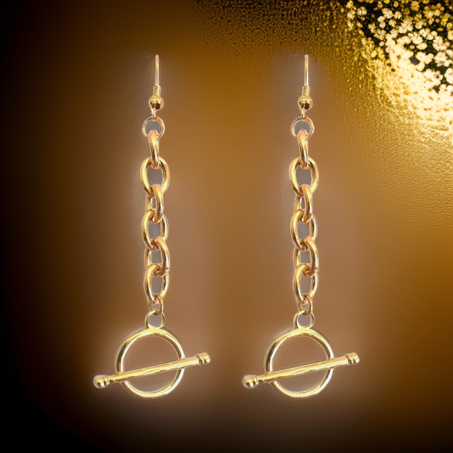 Chain Toggle Earrings