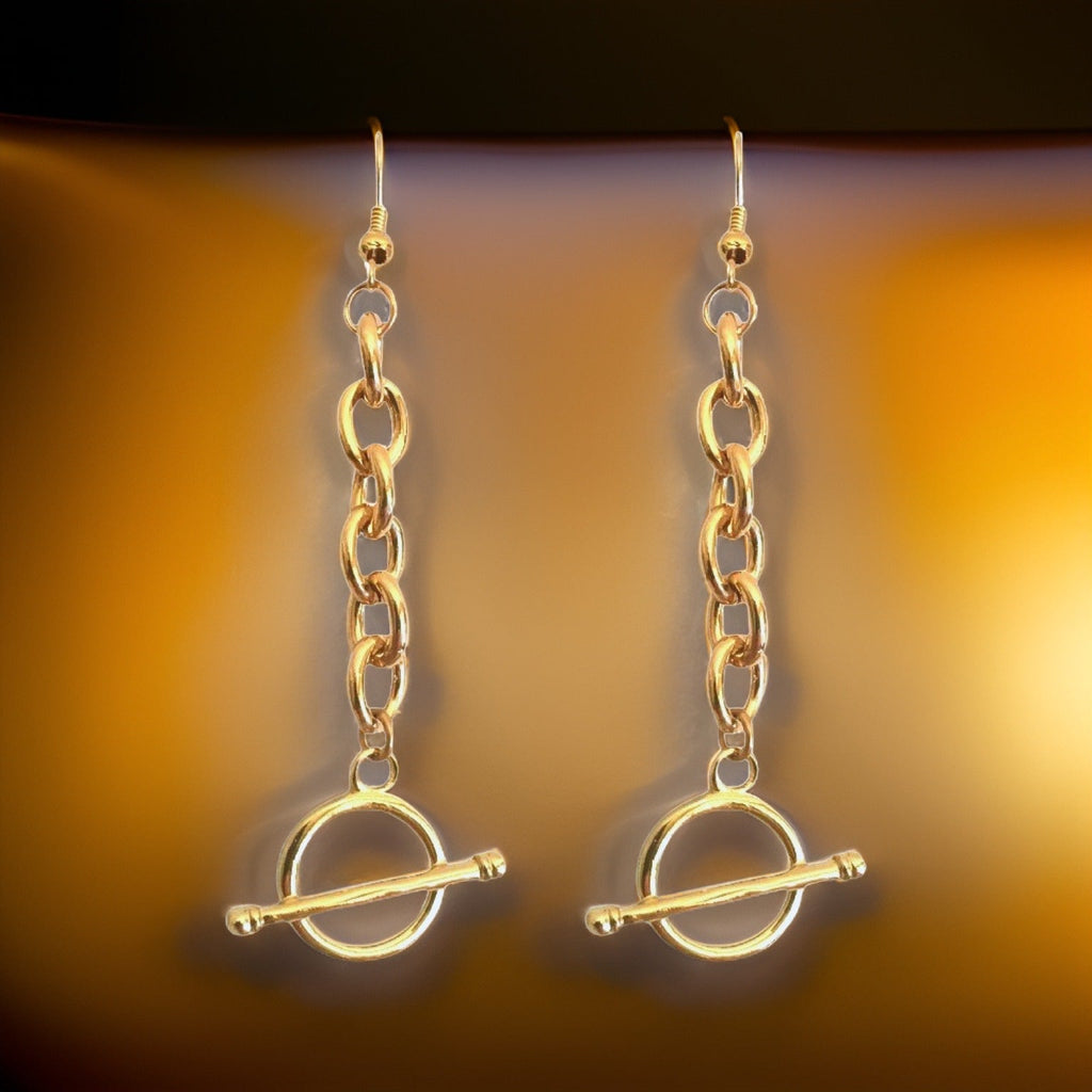 Chain Toggle Earrings
