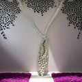 Silver Navette Sun Rays Silver Necklace
