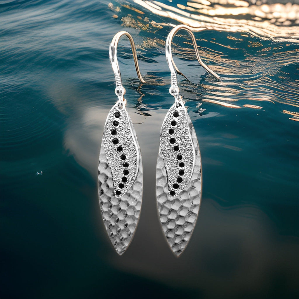 Navette Sun Rays Earrings