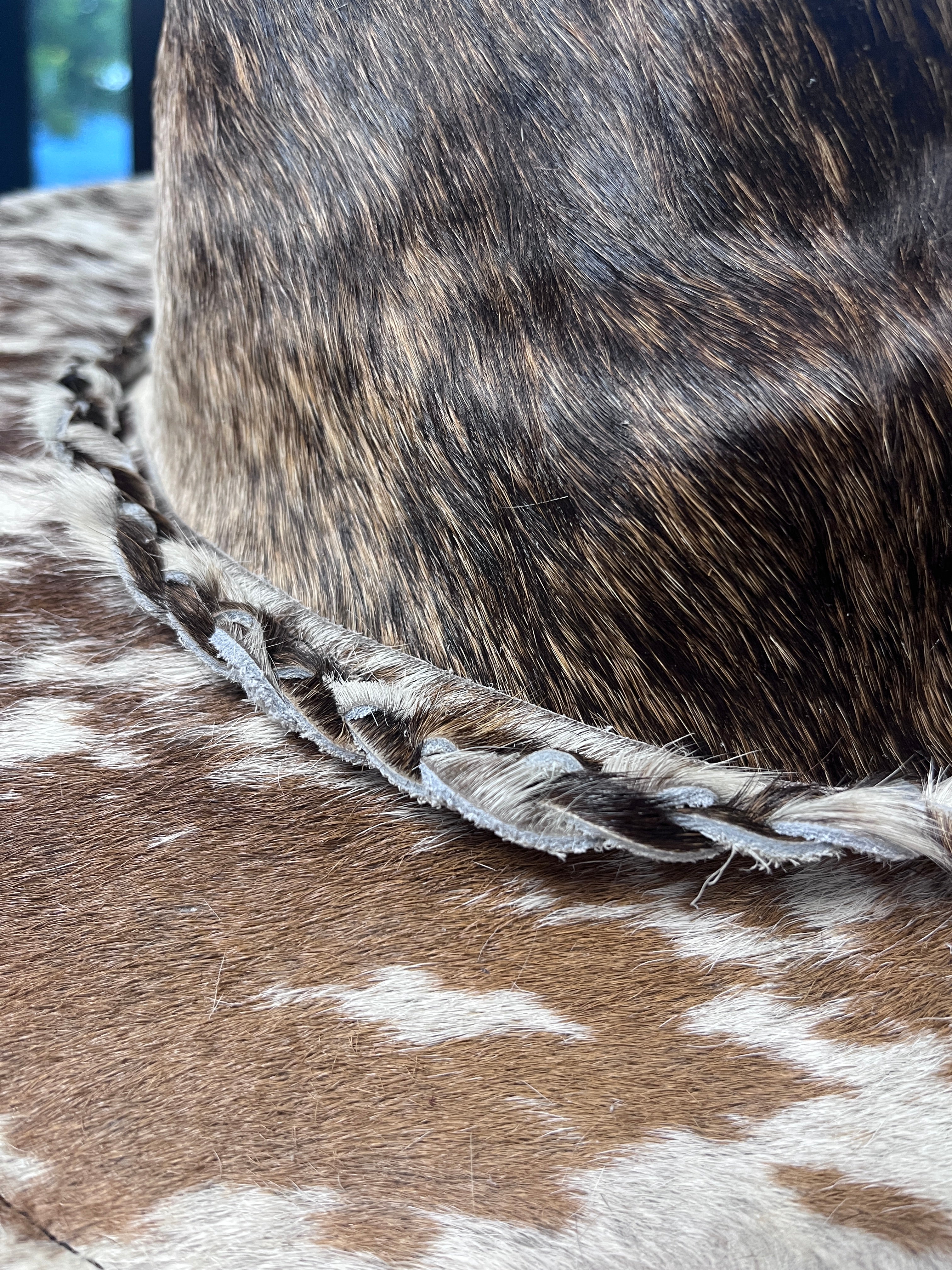 Frontier Cowhide Fur-on Rancher Hat