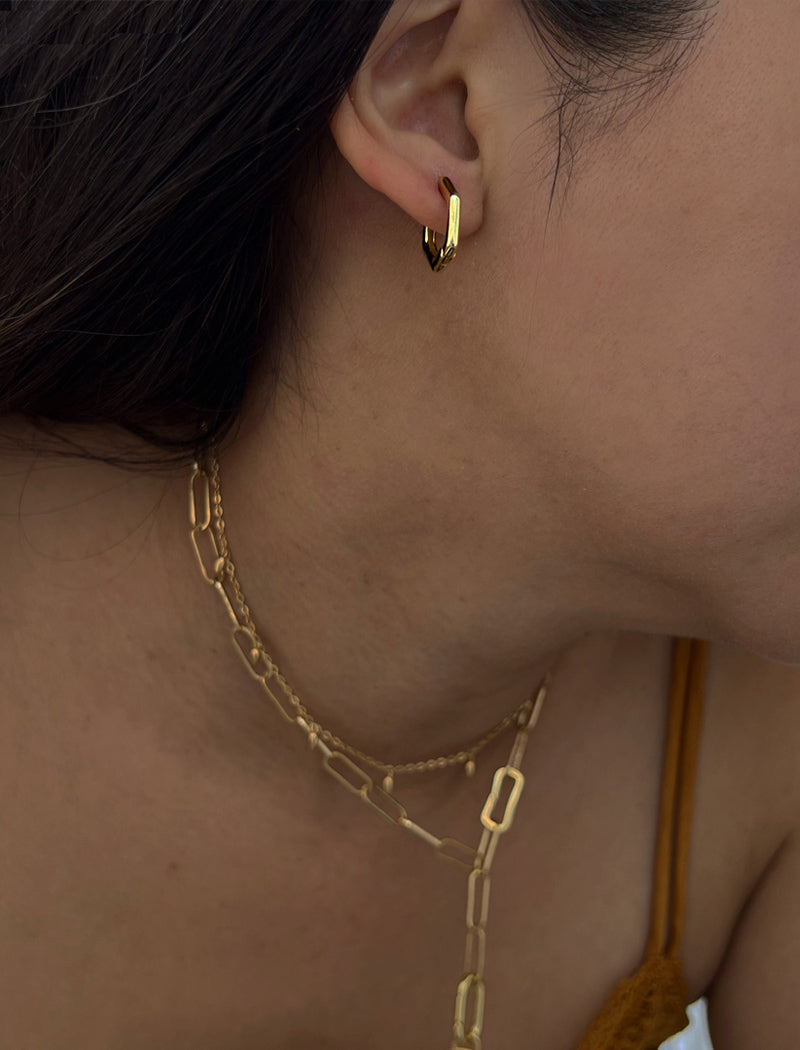 INNOVATE Hexagon Huggie (One Earring Only)