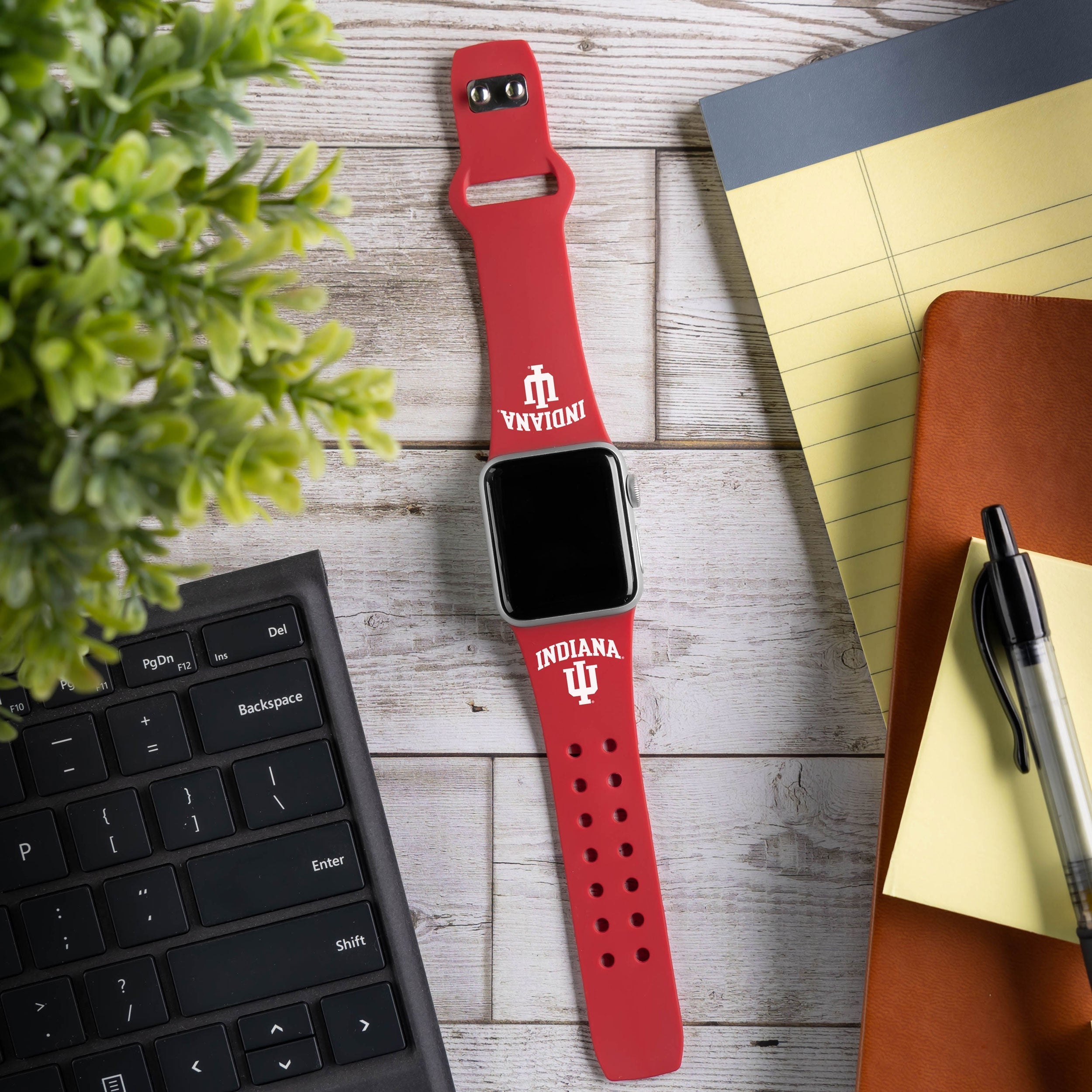 Indiana Hoosiers HD Apple Watch Band