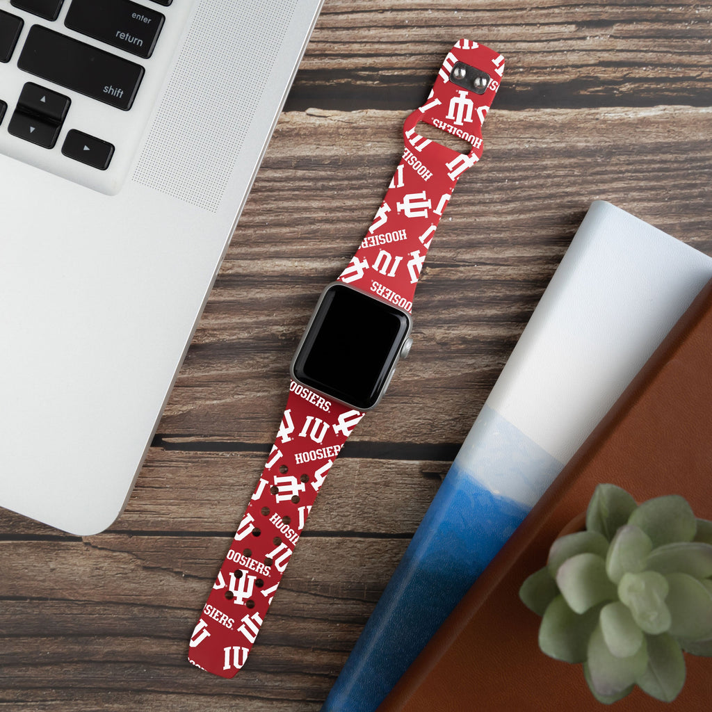 Indiana Hoosiers HD Apple Watch Band